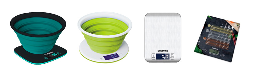 Кухонные электронные весы STARWIND серии SSK 