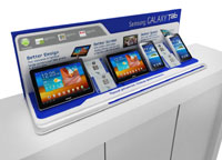 Samsung: дисплейная программа по коммуникаторам и планшетам