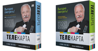 Комплект спутникового телевидения Телекарта Комплект спутникового телевидения Телекарта