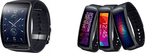 Samsung Galaxy Gear Fit и Samsung Gear S