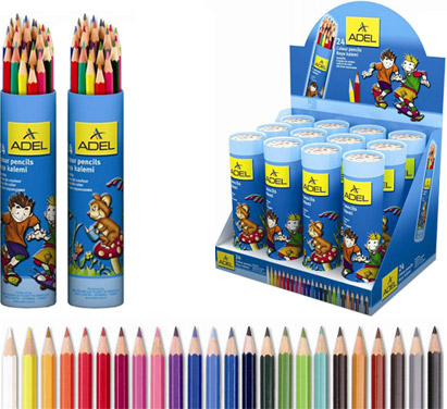 Карандаши цветные Adel Colour 211-2360-003 Карандаши цветные Adel Colour 211-2360-003