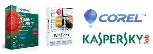 WinZip 19, Kaspersky Internet Security
