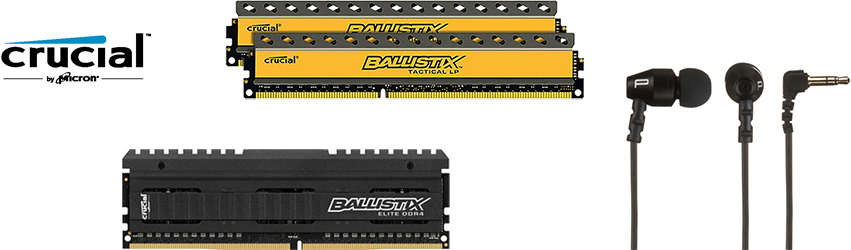 Модули памяти Crucial