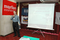 Dmitry Vahrushev, a regional representative of ViewSonic in the Far East