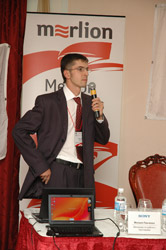 Mikhail Panchenko, a manager in cooperation with partners of Sony in Vladivostok