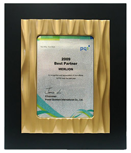 Компания MERLION получила награду PQI «Best Partner 2009»