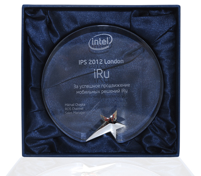 Корпорация Intel вручила награду торговой марке iRU Корпорация Intel вручила награду торговой марке iRU