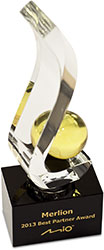MERLION 2013 Best Partner Award Mio