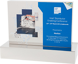 Intel наградила MERLION «За выдающиеся достижения в развития бизнеса»