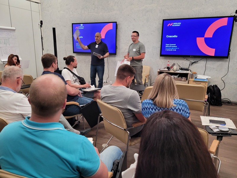 Merlion Academy совместно с РЕД СОФТ провела очный тренинг: «Правила задавания вопросов (SPIN)»