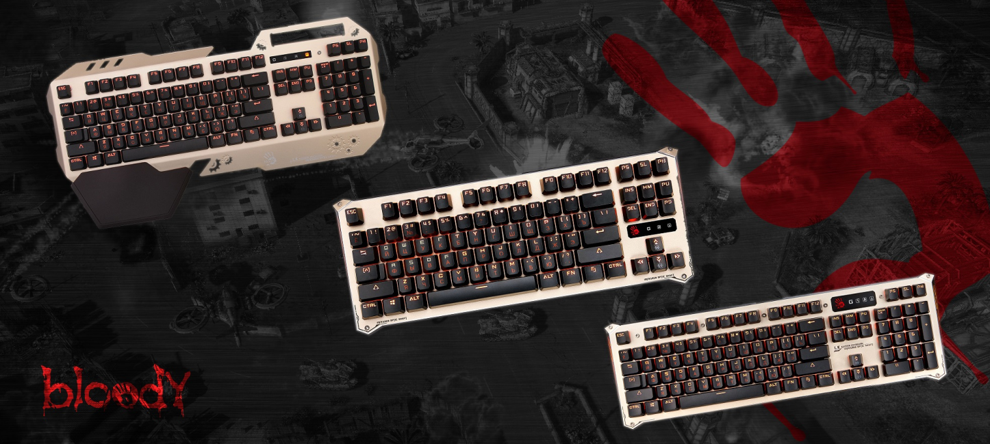 Игровые механические клавиатуры Bloody