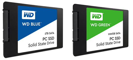 WD Blue и WD Green