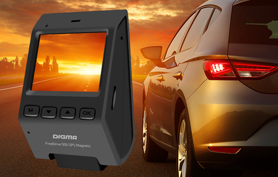 видеорегистратор DIGMA FreeDrive 500-GPS MAGNETIC