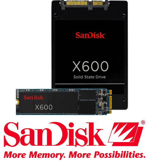 Линейка твердотельных накопителей SSD SanDisk корпоративного класса X600