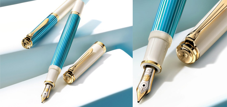 Souveran 600 Turquoise-White премиальные ручки