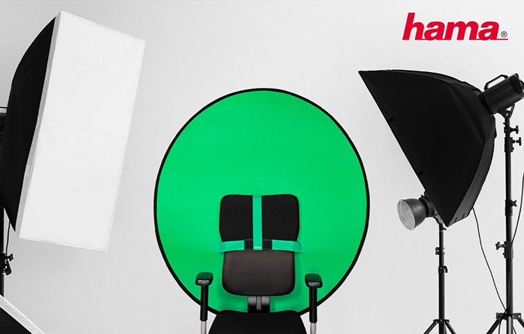 Складные фоны для фото- и видеосъемки от HAMA