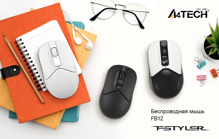 Мыши A4Tech Fstyler FB12