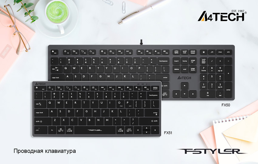 Клавиатуры A4Tech FX50 и FX51
