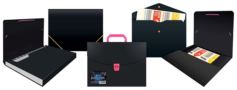 Коллекция папок «Бюрократ» Black Opal