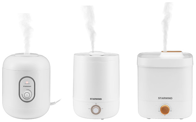 Увлажнители воздуха Starwind SHC 2310, SHC1510 и SHC1410
