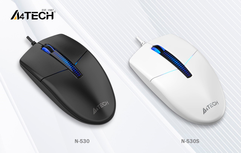 A4Tech N-530, N-530S: новые проводные мыши со светодиодной подсветкой