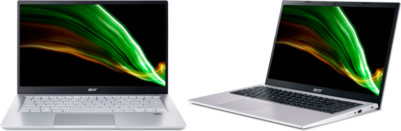 Ультрабук Acer Swift 3 и ноутбуки Acer Aspire 3