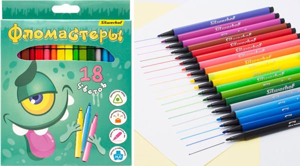 Новинки гелевых ручек и фломастеров от Silwerhof