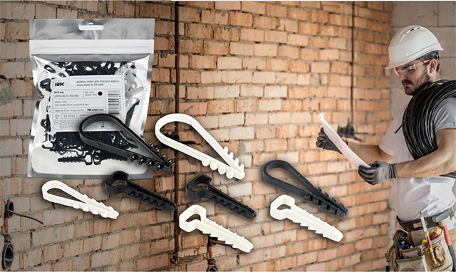 Дюбель-хомуты IEK® в новых востребованных типоразмерах