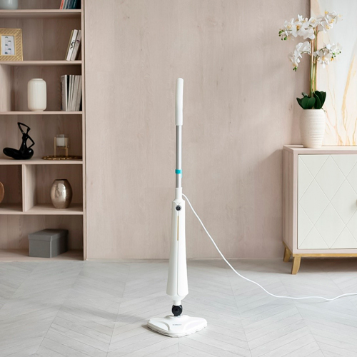 Легкая и простая уборка различных покрытий с паровой шваброй Scarlett SC-STCV67