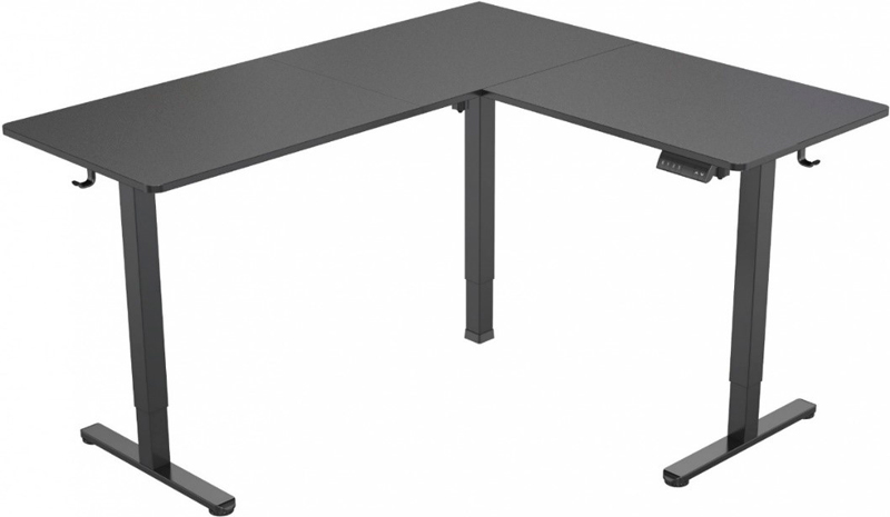 Cactus представляет новинку: угловой компьютерный стол CS-EDXL-BBK