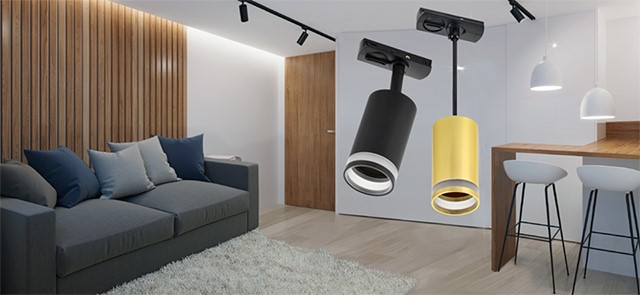 Трековые декоративные светильники 4116 и 4117 IEK