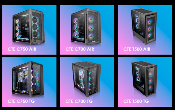 Корпуса Thermaltake серии CTE в наличии на складе Merlion