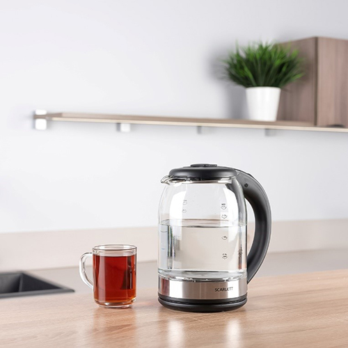 Для идеального чаепития: простой и стильный чайник Scarlett SC-EK27G10