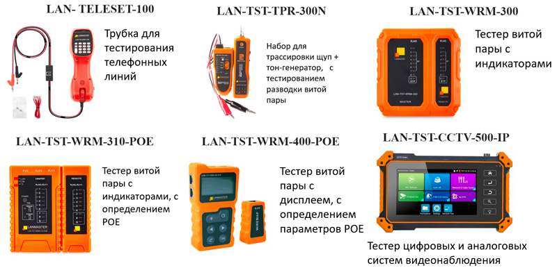 Новые тестеры и приборы в линейке LANMASTER