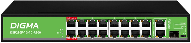 Новая линейка сетевых коммутаторов и инжекторов Digma