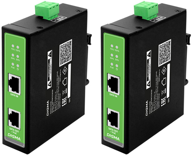 Новая линейка сетевых коммутаторов и инжекторов Digma