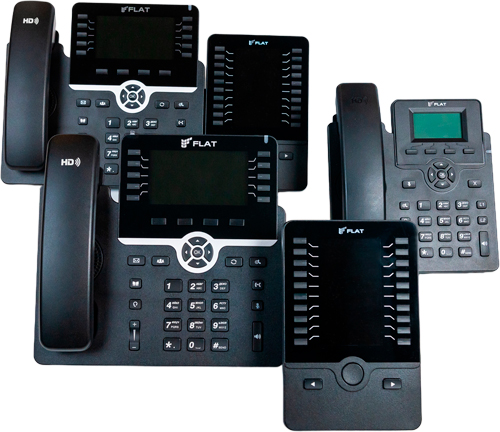Flat-Phone – высокопроизводительные IP-телефоны корпоративного класса