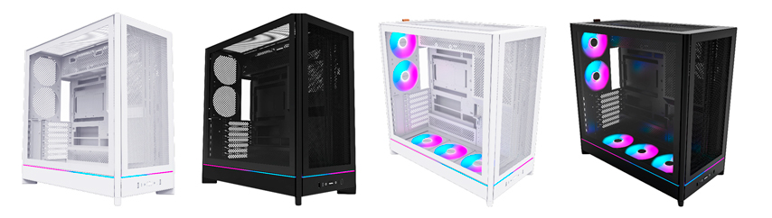 Корпуса MONTECH HS01 black / HS01 white / HS01 Pro black / HS01 PRO white