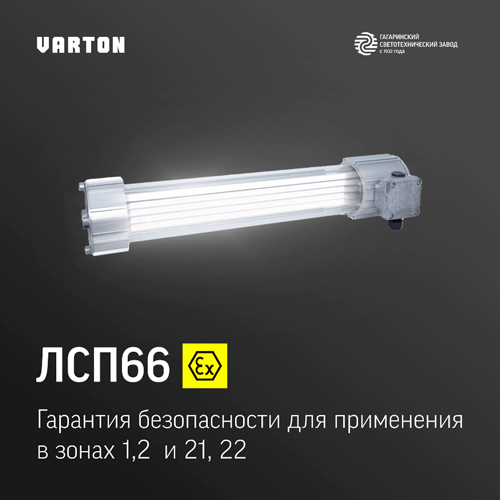 Взрывозащищенные светодиодные светильники ЛСП66 Ex от Varton