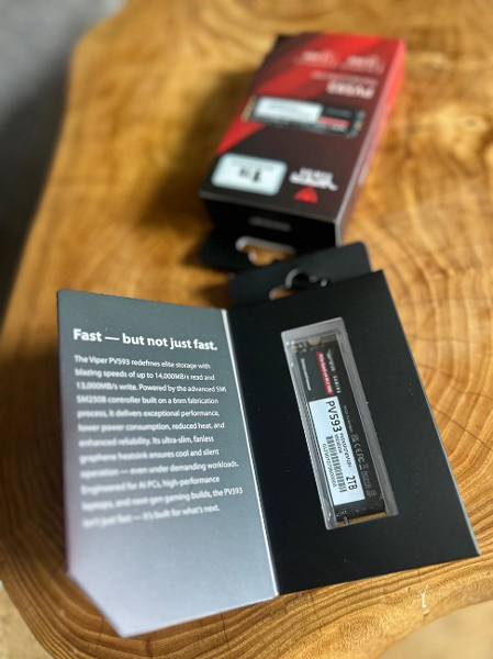 Patriot Memory выпустил новый SSD-накопитель Gen5: Viper PV593