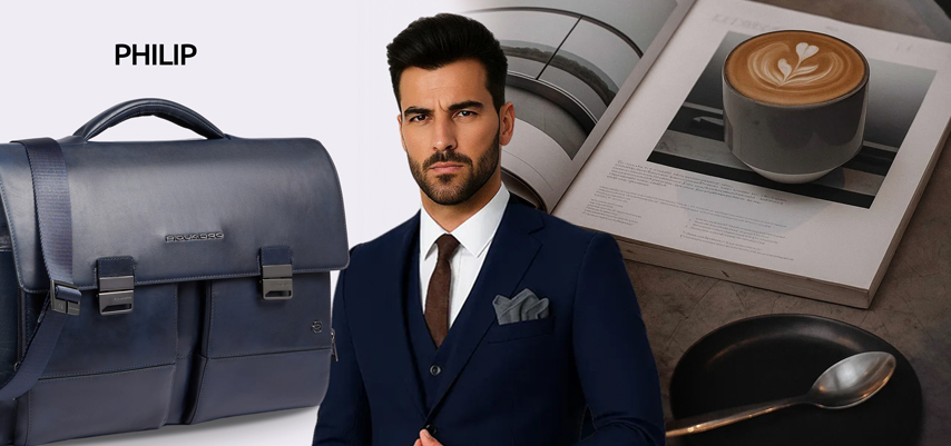 Мужская коллекция Piquadro Philip