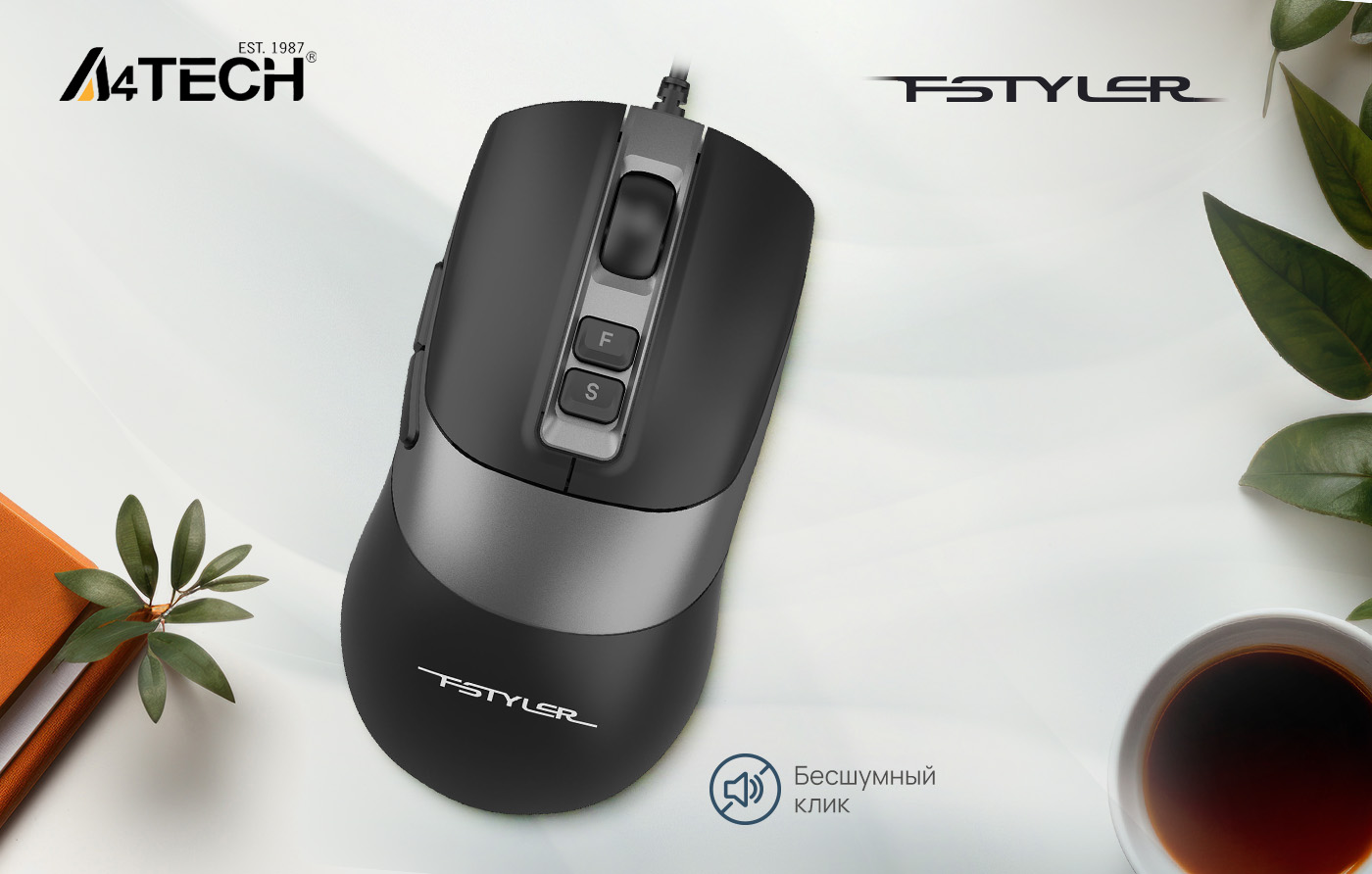Эффективность в каждом клике: проводная мышь A4Tech Fstyler FM50S Plus