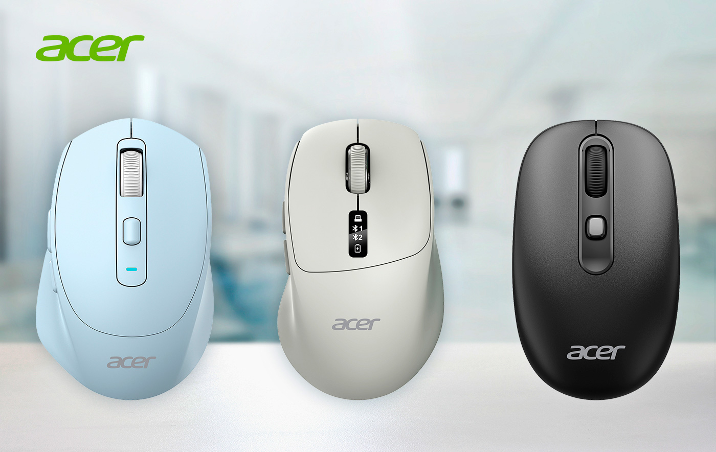 Беспроводные мыши Acer OMR502, OMR503 и OMR504