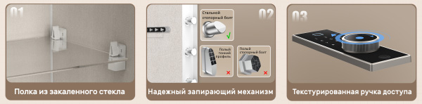 Сейф с биометрией LockSworth VS4551 / VS4552