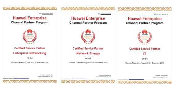 Huawei присвоила ОТР уникальный набор партнерских статусов